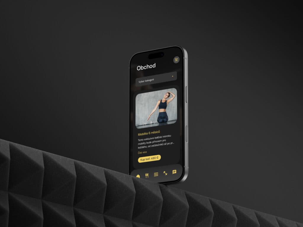 Blurred image depicting E-shop