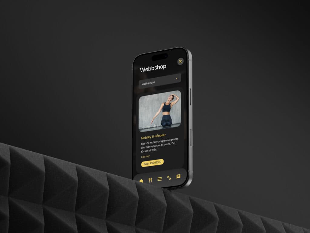 Blurred image depicting Webshop