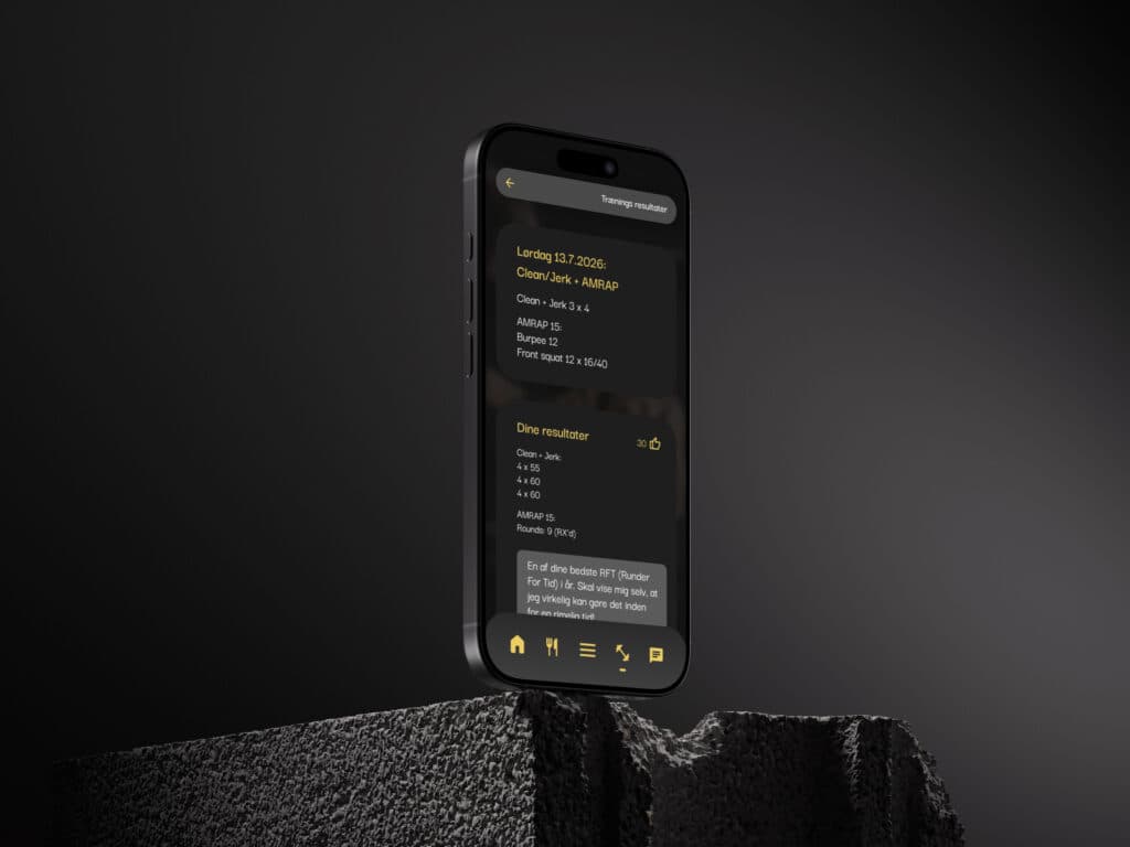 Blurred image depicting Funktionel træning